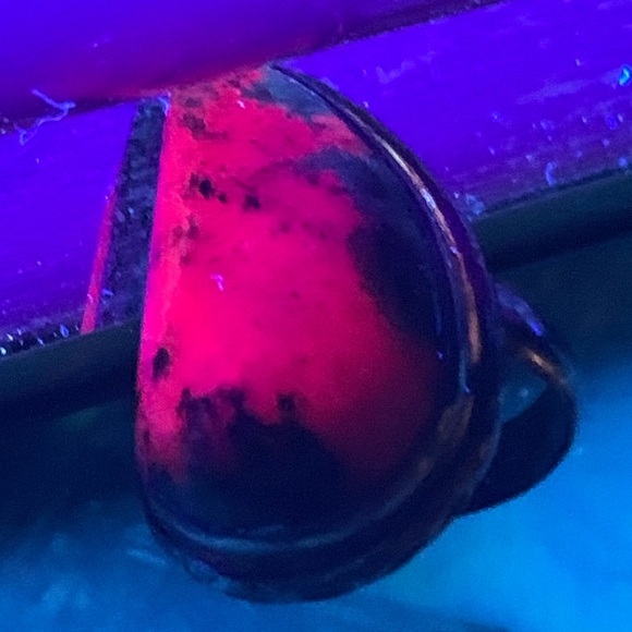 Huge Ruby Zoisite Ring - Picture 6 of 7